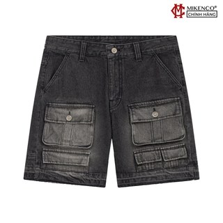 Quần short denim nam MIKENCO Cargo Denim Short