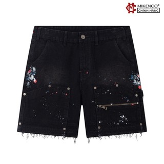Quần short denim nam MIKENCO Double Knees Canvas Short