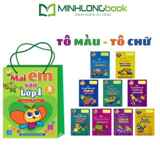 Sách: Mai Em Vào Lớp 1 Dành Cho Trẻ 5-6 Tuổi (Túi 9 Cuốn)