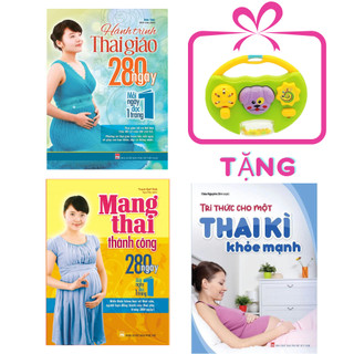 Sách: Combo Tri Thức Cho Một Thai Kì Khỏe Mạnh + Hành Trình Thai Giáo (TB) + Mang Thai Thành Công