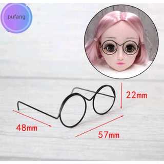 Mắt Kính Mini gọng tròn cho búp bê ( 2 cái)