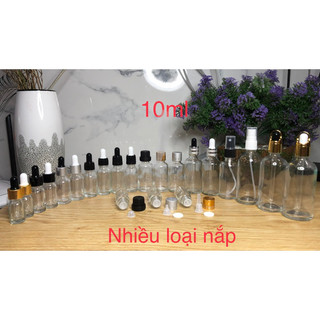 chai 10ml trong đựng serum , tinh dầu , mỹ phẩm