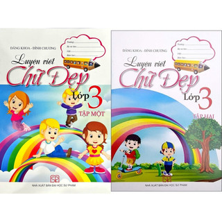 Sách -luyện viết chữ đẹp lớp 3 tập 1+2