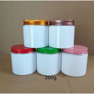 Hủ màu trắng - hủ nhựa trắng đục- hủ màu trắng/200g/250g/300g/400g/500g