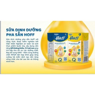 Thùng sữa dinh dưỡng pha sẵn Hoff (48 hộp x 110ml)