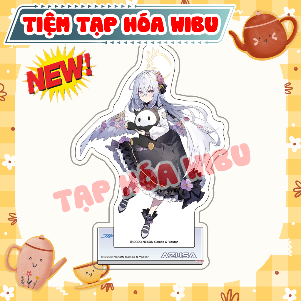 Mô hình Tượng Standee Acrylic Blue Archive Miyako Saki Toki Arisu Swimsuit Anime Manga Chibi Cute Qu