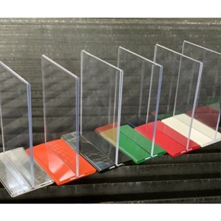 Bảng menu mica A4, A5, A6 để bàn, Mica trong suốt, dầy chắc chắn, Bao đổi trả miễn phí