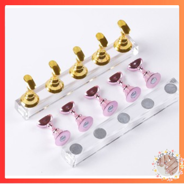 Đế nam châm gắn móng mẫu tập vẽ - đế móng giả