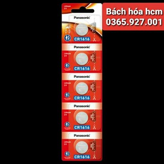 1 vỉ 5 viên pin panasonic cr-1616/5bn
