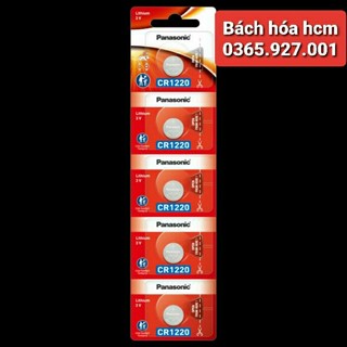 1 vỉ 5 viên pin panasonic cr-1220/5bn