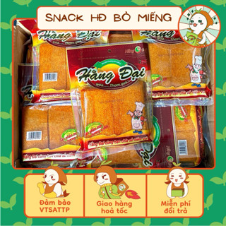 Snack bò nướng Hằng Đại gói to 40 miếng ( gói 320g), Bim bim snack bò nướng thơm cay, Ăn Vặt Nhà Mầm.
