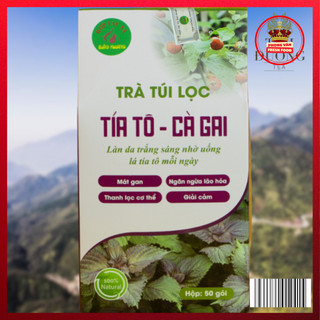 Trà Tía Tô Cà Gai Leo, Hộp 40 Túi Lọc, Phong Vân Fresh Food