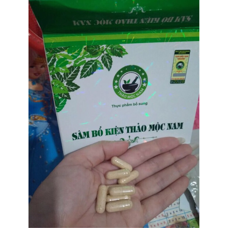 Thảo Mộc Tăng Cân,Sâm Bổ Kiện Thảo Mộc Nam Tăng Cân tự nhiên đẹp da Hộp 40v (Đảm bảo 100% chính hãng)