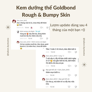kem dưỡng thể Goldbond Rough& Bumpy skin