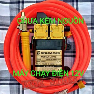 KHÔNG NGUỒN - Máy rửa xe vệ sinh máy lạnh mini 12v bơm đôi SINLEADER