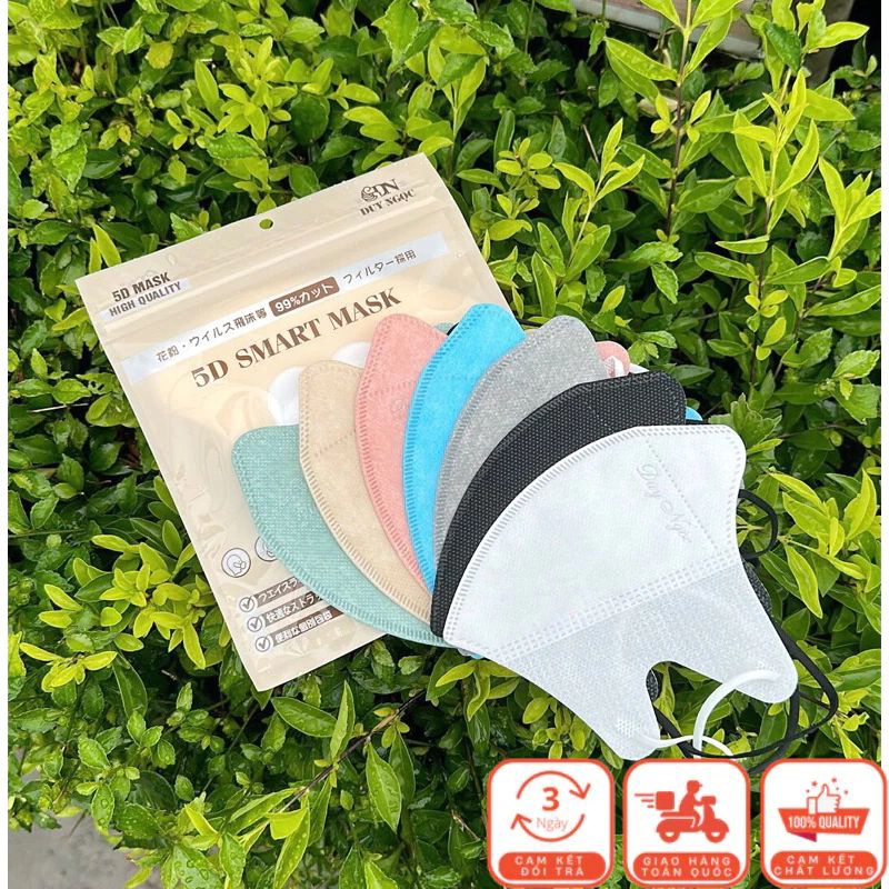 (sỉ 100 cái) khẩu trang 5d