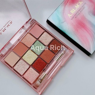 Bảng Phấn Mắt 12 Ô A.Black Glam Change Multi Palette 14.4g [01 - 02 - 03 - 04]
