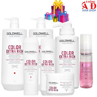BỘ DẦU GỘI XẢ GIỮ MÀU TÓC NHUỘM GOLDWELL COLOR EXTRA RICH ĐỨC