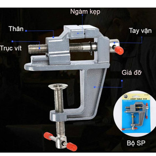 Ê tô kẹp bàn mini v1, ngàm 35mm , chân kẹp chắc , hàng chất lượng cao