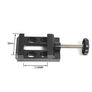 ê tô để bàn mini V2, nhôm đúc cao cấp, kẹp chắc chắn 55mm, trọng lượng nhẹ 155g