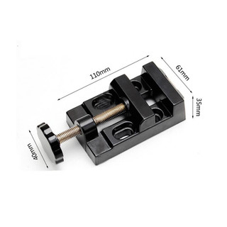 ê tô để bàn mini V2, nhôm đúc cao cấp, kẹp chắc chắn 55mm, trọng lượng nhẹ 155g