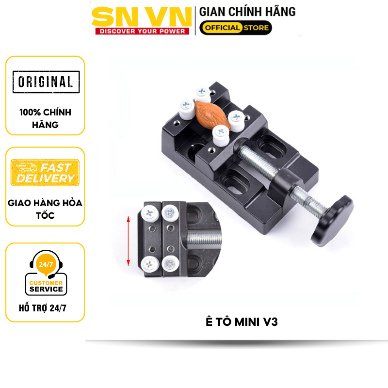 Ê tô để bàn mini V3