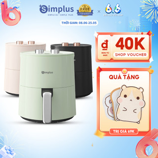 Nồi chiên không dầu Simplus Dung Tích Lớn 4L KQZG007 - Bảo Hành 1 Năm 1 Đổi 1
