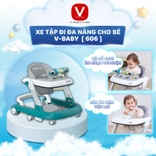 Xe tập đi cho bé chữ U V-Baby 606, Xe tập đi cao cấp Vbaby 6060 & Xe tập đi V-Baby 618