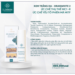 Kem trắng da, ức chế nám, phiên bảng mới