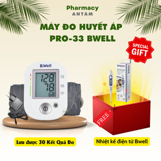 Máy đo huyết áp bắp tay tự động, chính xác, dùng cho gia đình B.Well Swiss PRO-35 bảo hành 5 năm