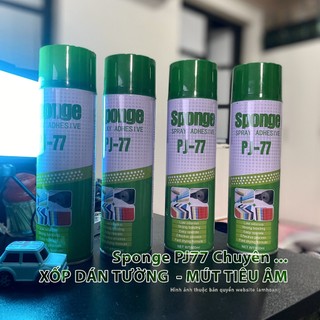Keo xịt đa năng siêu dính Sponge PJ-77 khả năng kết dính vĩnh cửu giá tốt nhất