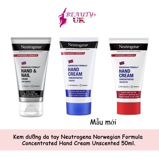 Kem dưỡng da tay Neutrogena Norwegian Formula Concentrated Hand Cream Unscented 50ml