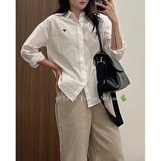 [MTM STORE] SƠMI TRƠN THÊU TIM