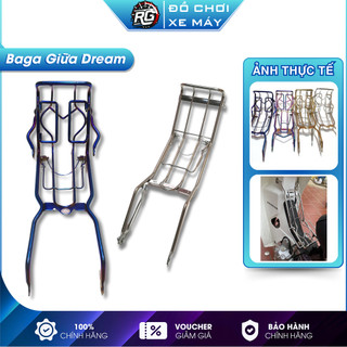 Baga giữa xe Dream Việt chất liệu Inox 10li, có kẹp đồ