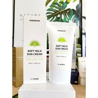 KEM CHỐNG NẮNG MỀM MẠI VÀ DỊU NHẸ OPEN WORK  SOFT MILD SUN CREAM 50ML PA++++BY WISELY  (HỎA TỐC)