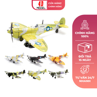 Mô hình lắp ráp 4d máy bay spitfire tỉ lệ 1:48 kích thích sự tập trung tỉ mỉ - 4dmodel