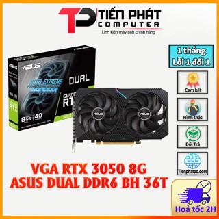  VGA Card màn hình VGA Asus RTX 3050 Dual 8GB GDDR6 - Chính hãng Bảo hành 36 Tháng 
