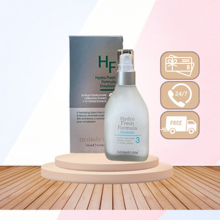 Sữa Dưỡng Ẩm Da Mặt Dermafirm Hàn Quốc-HF Hydro Fresh Fomula Emulsion-Cấp Nước, Làm Dịu Làn Da Nhạy Cảm