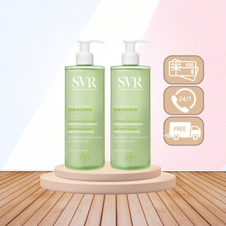Sữa Rửa Mặt Cho Da Dầu Mụn SVR Sebiaclear Gel Moussant 400ml- chăm sóc da nhạy cảm, mỏng, yếu