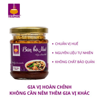 Gia vị nấu Bún bò Huế 150g YesHue - Gia vị hoàn chỉnh dạng cô đặc siêu TIỆN DỤNG cho bếp hiện đạị