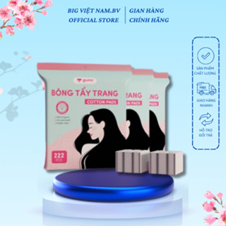  Bông tẩy trang 222 miếng Gumi chất liệu Cotton 