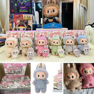 Mô hình labubu macaron vinyl face series blind box - set từng màu - đồ chơi hình