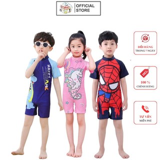 Đồ Bơi Liền Thân cho bé trai và bé gái từ 4 -10 tuổi hoạ tiết hoạt hình đáng yêu nhiều màu sắc SPORTKIDS - RK02