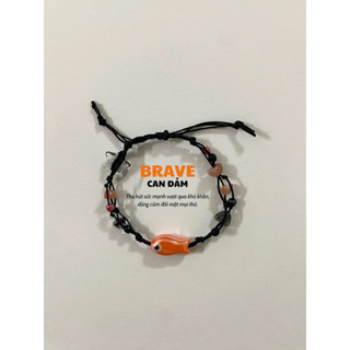 Vòng tay con cá/ vòng tay cá mắt quỷ trơn dây rút