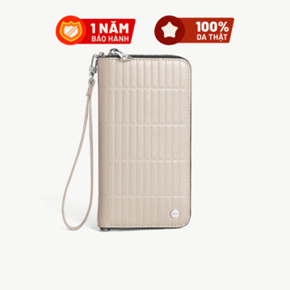 Ví da LAGOM SongSong Long Zip - Kèm dây đeo tay sang trọng cho nam nữ