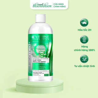 Nước tẩy trang Eveline chiết xuất lô hội Facemed làm dịu nhẹ cho da 400ml