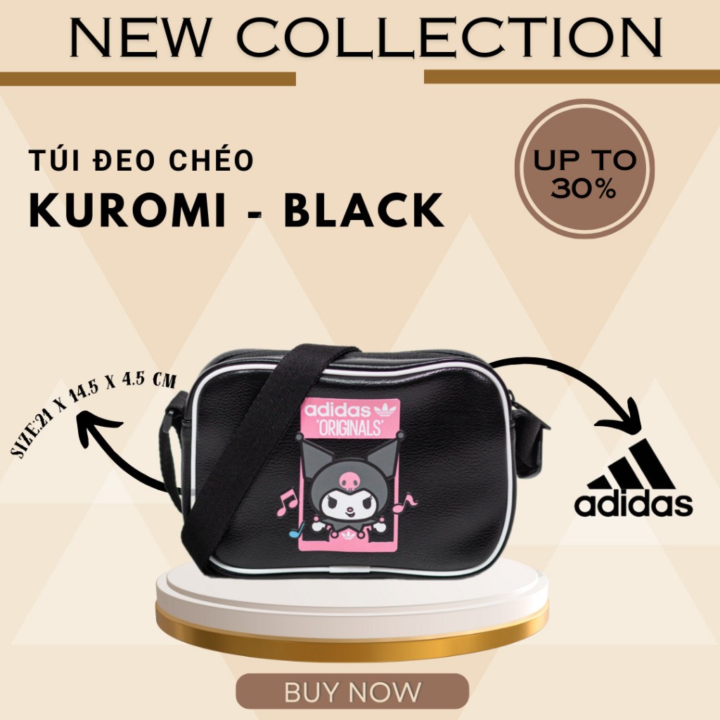 Túi đeo chéo Kuromi - Đen - Code : JF0529