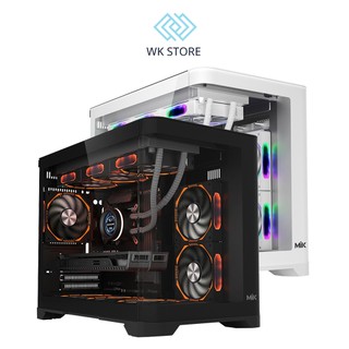 Vỏ Case Máy Tính MIK Focalors M (Black/ White) - Mới, Bảo Hành 12 Tháng