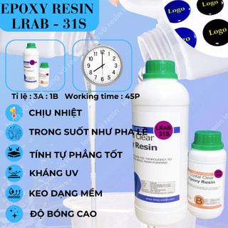 Keo Epoxy Resin Mềm, Keo Epoxy Mềm Dùng Trang Trí Điện Thoại, Làm Bảng Tên, Sticker - Soft Epoxy