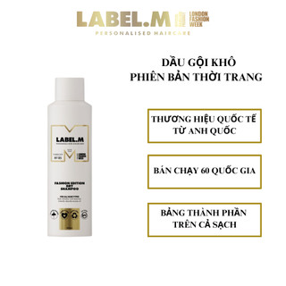 Dầu gội khô phiên bản thời trang label.m fashion edition dry shampoo 200ml